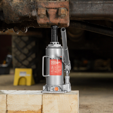 Домкрат гидравлический бутылочный, 10 т, h подъема 230-460 мм Matrix цена