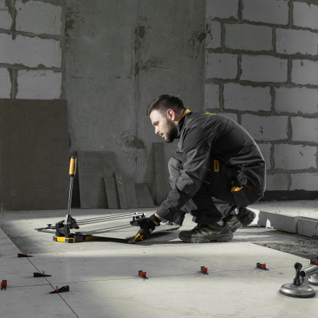 Плиткорез 600х14мм, цельнометал. напр., каретка на подш., стальная станина, рукоятка-пенал Denzel цена