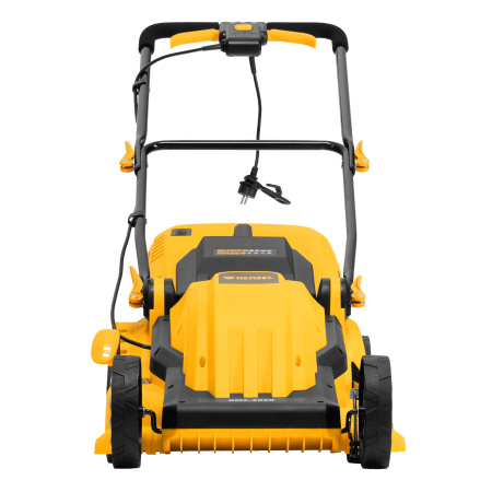 Газонокосилка электрическая GMC-2000, шир. 44см, 2000 Вт, 6 уров., травосб. 45 л Denzel цена