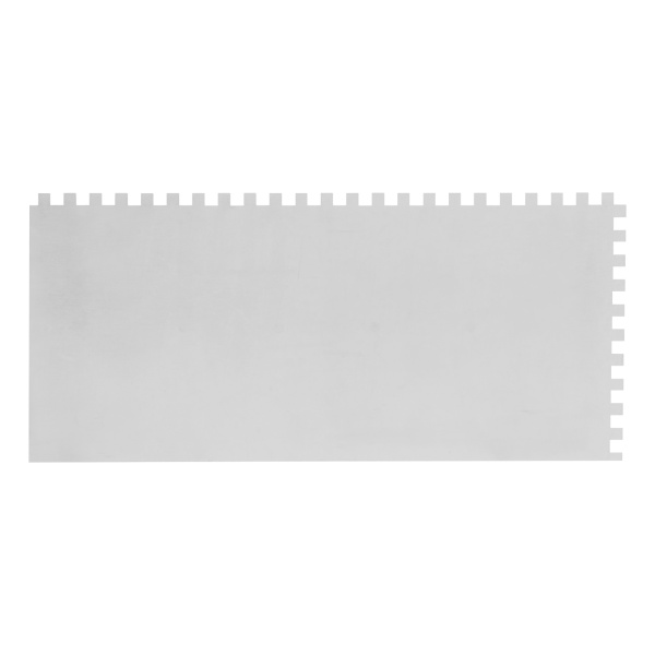 Гладилка из нержавеющей стали, 280 х 130 мм, деревянная ручка, зуб 6 х 6 мм Matrix цена