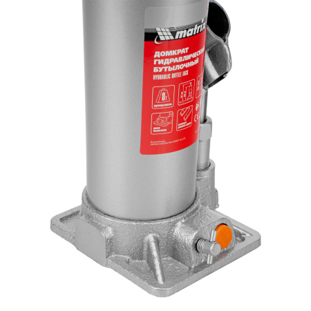 Домкрат гидравлический бутылочный, 8 т, h подъема 230-457 мм Matrix цена