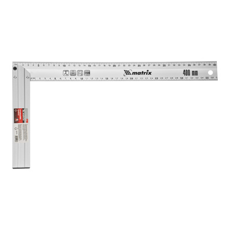 Угольник, 400 мм, алюминиевый, литой Matrix цена