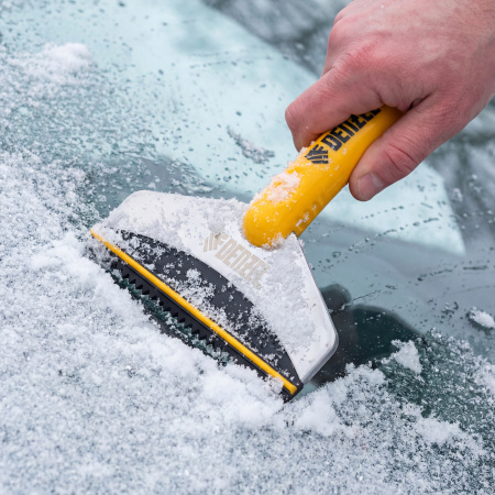 Скребок для удаления льда с водосгоном, усиленный, удлиненный Denzel цена