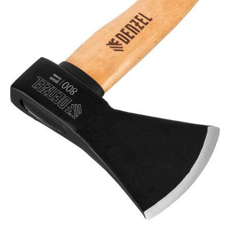 Топор, 800 г, кованый, буковое топорище Denzel цена