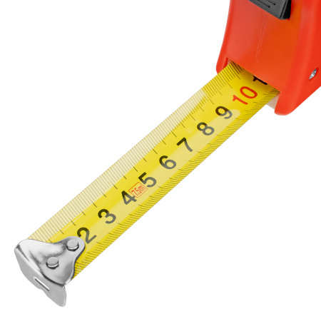 Рулетка Double fixation,7,5 м х 25 мм,обрезиненный корпус,двойная плавная фиксация Matrix цена