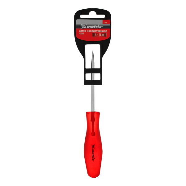 Шило хозяйственное, круглое 4x75 мм Matrix цена