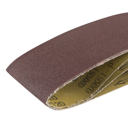 Лента абразивная бесконечная, P 120, 75 х 457 мм, 3 шт Matrix