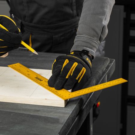 Угольник стальной, 200 х 300 мм Denzel цена