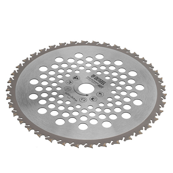 Диск для триммера , 255 х 25,4 40 зубов, Anti-Kick Denzel цена