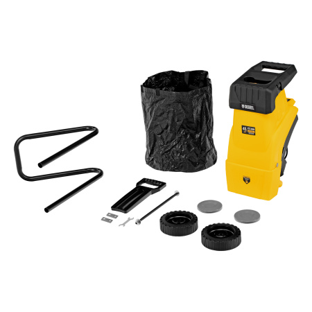 Измельчитель садовый электрический ETS-2600, 2600 Вт, 45 мм Denzel цена