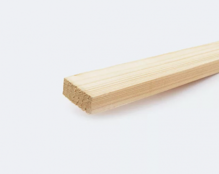 Брусок-рейка строганная сухая 10х50х2000 мм Хвоя