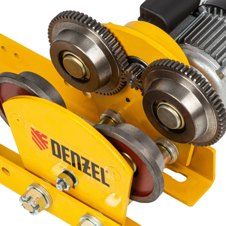 Каретка электрическая для тельфера Т-1000,1 т, 540 Вт Denzel цена