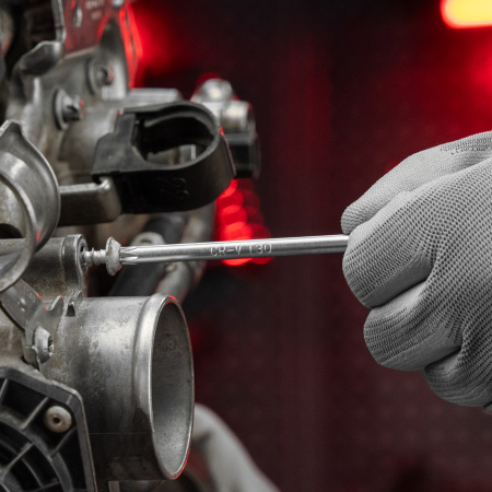 Набор ключей имбусовых Torx , 9 шт, T10-T50, CrV, коротких, с сатинированным покрытием Matrix