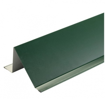 Планка снегозадержания с полиэстеровым покрытием 2 м цвет зелёный