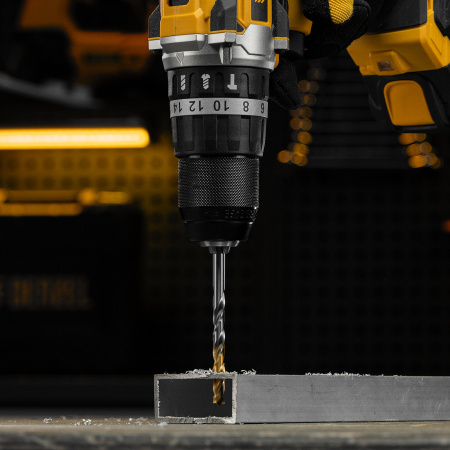 Сверло спиральное по металлу 6,5 x 100 мм, Р6М5, Golden Tip  Denzel