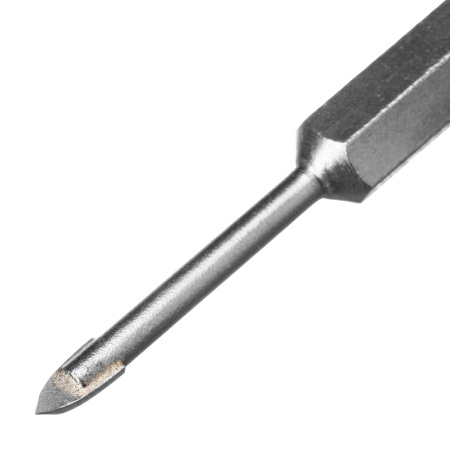 Сверло по керамической плитке и стеклу, 3 мм, шестигранный хвостовик Matrix