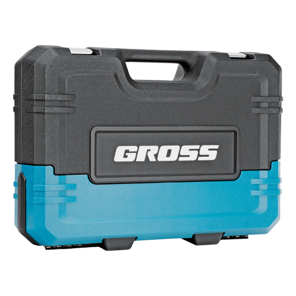 Набор инструментов, 1/4", 1/2", CrV, 120 зубьев, 78 предметов Gross