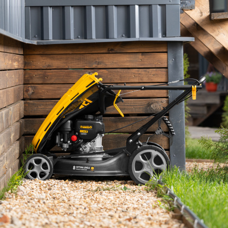 Газонокосилка бензиновая GLR-510SP-ZS, 171 см3, ширина 51 см, привод, травосборник 65 л Denzel цена