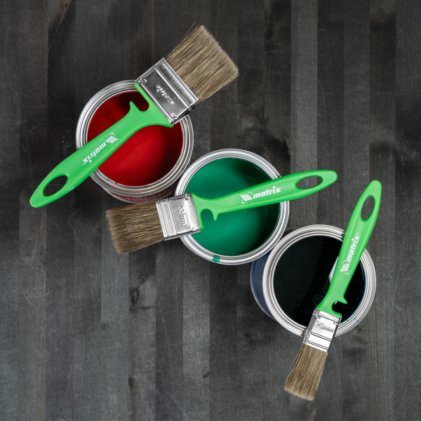 Набор кистей «Работы по дереву» 25 мм, 35 мм, 50 мм Color Line Matrix цена