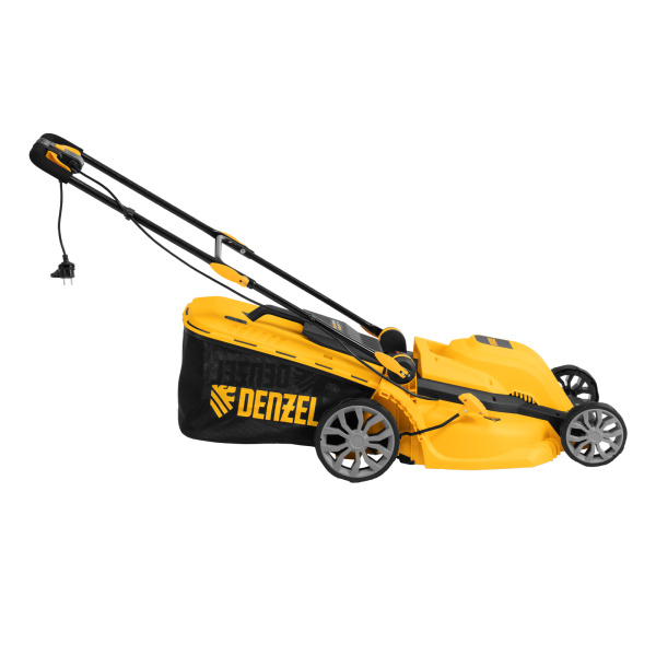 Газонокосилка электрическая GMC-2000, шир. 44см, 2000 Вт, 6 уров., травосб. 45 л Denzel цена