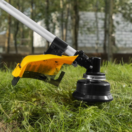 Триммер бензиновый DT 43, 43 см3, 2.5 л. с, неразъемная штанга, состоит из 2 частей Denzel цена