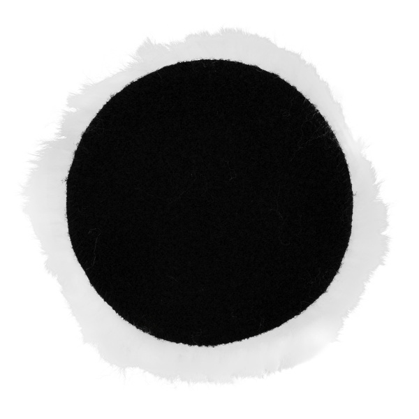 Насадка полировальная "под липучку", 180 мм, натуральная шерсть Matrix