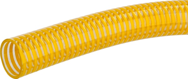 ЗУБР Шланг напорно-всасывающий со спиралью ПВХ, 10 атм, 25мм х 15м 40327-25-15