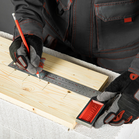 Угольник стальной, 300 мм, градуировка Matrix цена