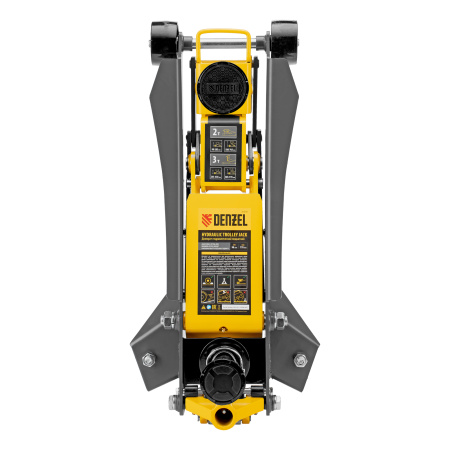 Домкрат гидравлический подкатной, 2/3 т, 98-770 мм, быстрый подъем, низ. подхват, проф, SUV Denzel цена
