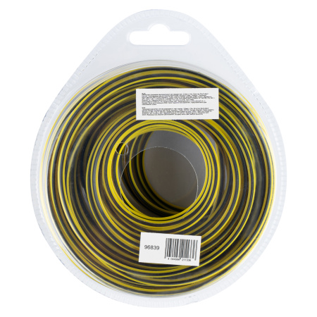 Леска для триммера двухкомпонентная квадратная, 3,0мм х 12м, блистер SkyCutter Denzel цена