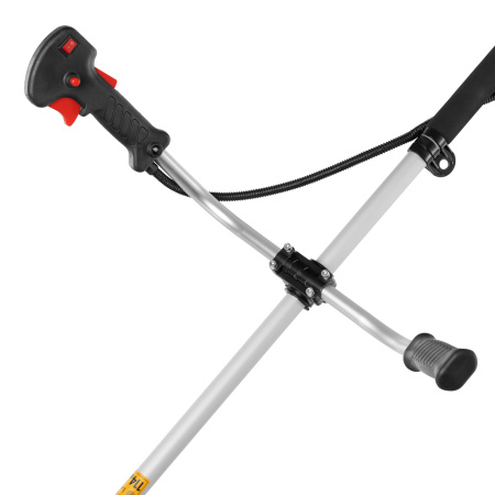 Триммер бензиновый DTS-52S, 52 см3, разъемная штанга, состоит из 2 частей Denzel цена