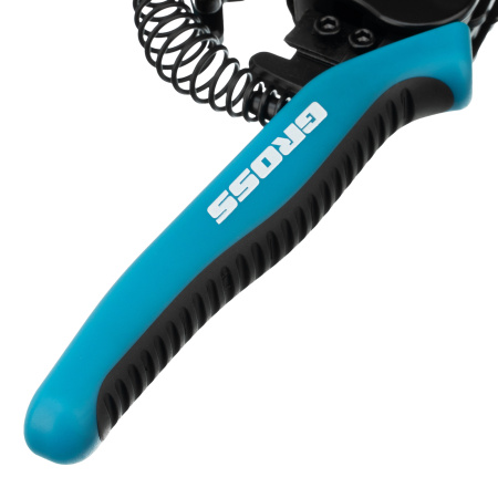 Щипцы для зачистки электропроводов 0.5, 1.0, 1.5, 2.5, 4.0, 8.0 мм/кв (8-22AWG) лезвие SK5 Gross