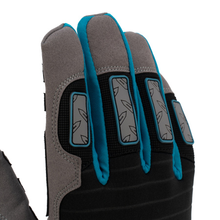 Перчатки универсальные, усиленные, с защитными накладками, DELUXE, размер L (9) Gross цена