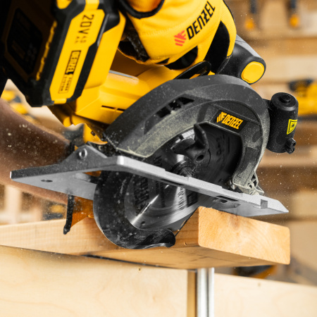 Пила циркулярная аккумуляторная бесщет. CCSH-BL-20-185, 185 мм, Li-Ion, 20 В// Denzel