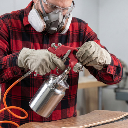 Краскораспылитель HP пневмат. с нижним бачком V= 1 л, сопло диаметром 1.8 мм Matrix цена