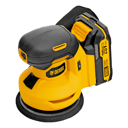 Машина шлифовальная эксцентриковая аккумуляторная CROSH-20-125, Li-Ion, 20 В// Denzel цена