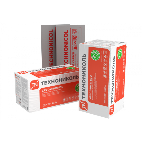 XPS Технониколь Carbon Eco 1180х580х100мм 2.74м2 4шт