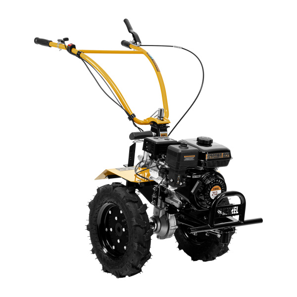 Мотоблок DPT-370X, 7 л.с, дисковое сцепление, ширина 90 см, глубина 35 см, фрез 3 х 4, ВОМ, передачи 3В/1Н Denzel