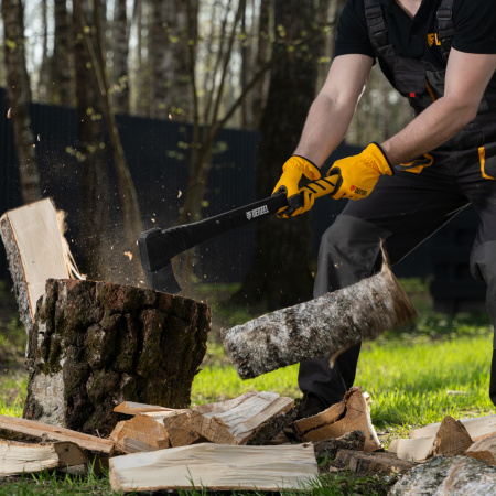 Топор-колун, F12, 2000 гр, двухкомпонентная рукоятка, 710 мм// Denzel цена