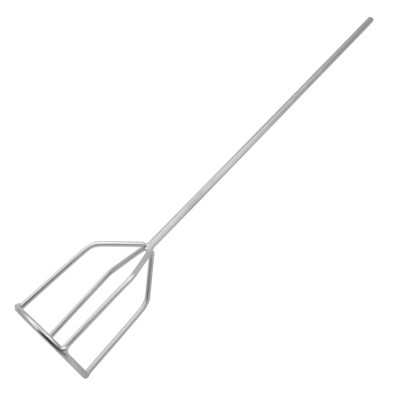 Миксер для гипсовых смесей, 100 х 590 мм, оцинкованный, шестигранный хвостовик 8 мм Denzel цена