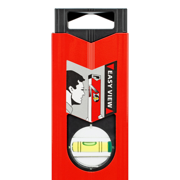 Уровень алюминиевый магнитный, 400 мм, фрезерованный, 3 глазка (1 зеркальный) усиленный Matrix цена