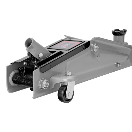 Домкрат гидравлический подкатной, 3 т, высота подъема 150-530 мм Matrix цена