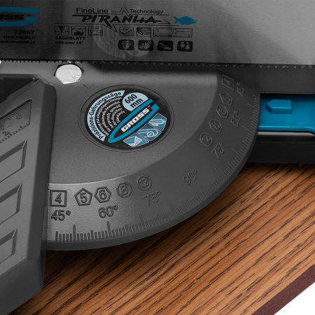 Стусло прецизионное, двухплоскостное, пила 600 мм, две прижимные струбцины, ограничительный упор Gross цена