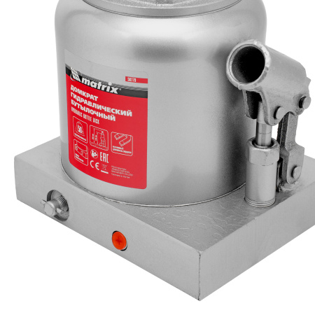 Домкрат гидравлический бутылочный, 50 т, h подъема 236-356 мм Matrix цена