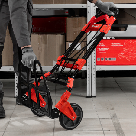 Тележка хозяйственная, складная, 2 колесная, грузоподъемность 150 кг Matrix цена