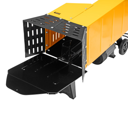 Дровокол электрический ELS7T-52, 2300 Вт, сила раскола 7т, макс. размеры полена D250 x 520 мм Denzel цена