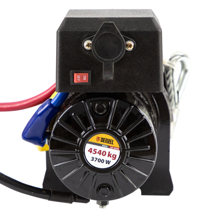 Лебедка автомобильная электрическая LB-4000, 4.5 т, 3.7 кВт, 12 В Denzel цена