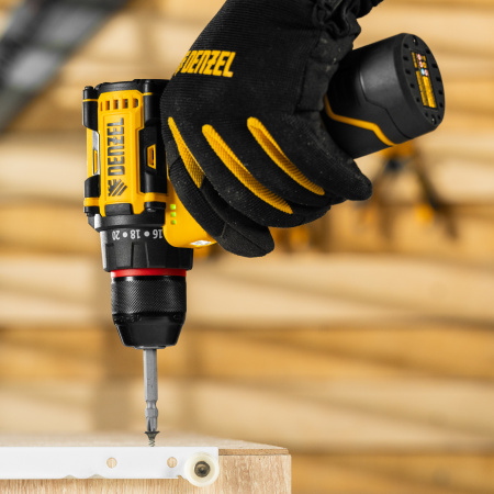 Дрель-шуруповерт аккумуляторная бесщет. CDH-BL-12, Li-Ion, 12 В// Denzel