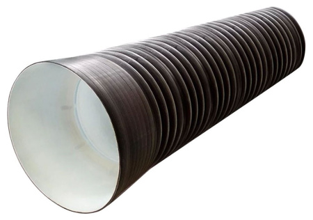 Труба гофрированная 400/460 SN6-7 FD-plast с раструбом 6м (колодец)