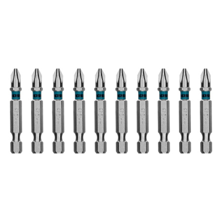 Бита PH2х50мм, сталь S2, шестигр., 10 шт. Gross